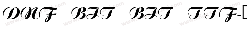 DNF BIT BIT TTF字体转换